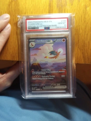 Pokemon EN-Mew 151 Charizard ex 199/165 SIR 2023 GEM MINT PSA 10