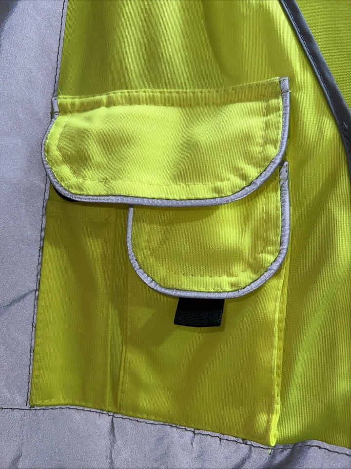 Neon Green Safety/bike Vest, Size 2x - Image 3 of 4