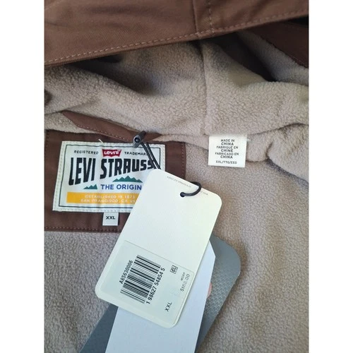 NEW Levis Strauss Harrison Parka Jacket (Wild Road Brown) XXL image 12