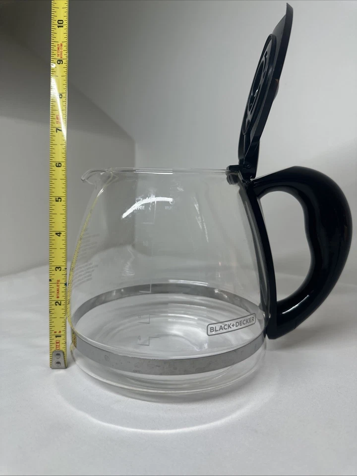 Black Decker BCM1410B Cafetera 12 Tazas Jarra con Tapa Repuesto Vidrio Foto 2 de 4