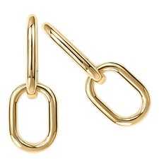 1 Pair of Fashionable Women Geometric Earrings Hoop Statement Dangling Earrings