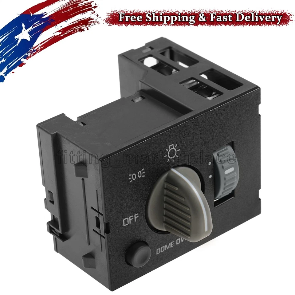 Interruptor de faros 93443101 para camión Chevy SUV 1995-1999 C1500 C2500 C3500 K1500 Foto 2 de 4