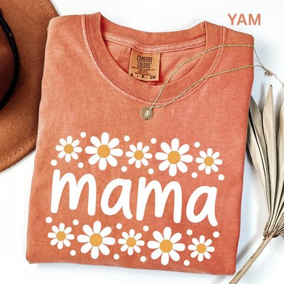 Daisy Mama Comfort Tee Floral Shirt Gift for Mom