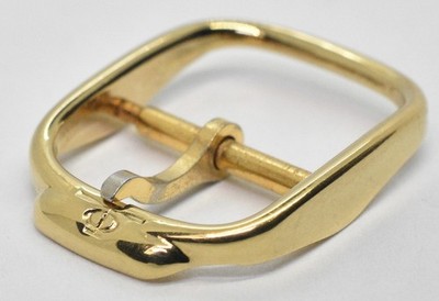 Baume & Mercier 14mm Gold Plated Pin Tang Buckle Watch Clasp