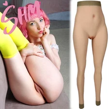 Silicone Fake Vagina Pants Hip Enhancer Transgender Panties For Crossdresser