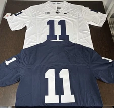 Penn State #11 Parsons, Abdul Carter! Football Jersey! Ship Fast!