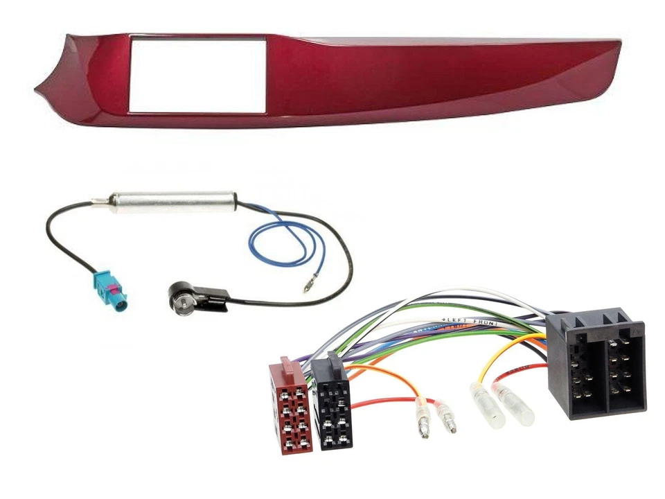 JVC USB Bluetooth MP3 DAB 2DIN Autoradio für Alfa Giulietta 10-13 rot glänzend - Bild 3 von 4