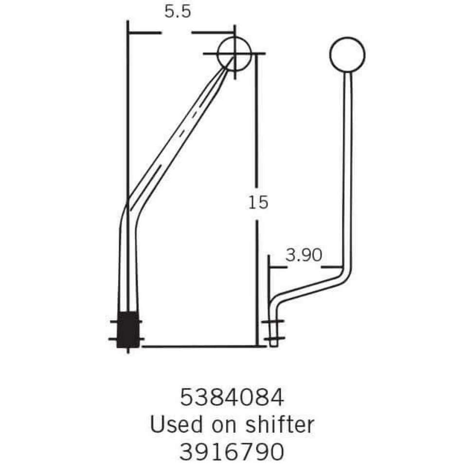 Hurst Competition/Plus Shifter Stick - 5384084 - Image 2 of 4
