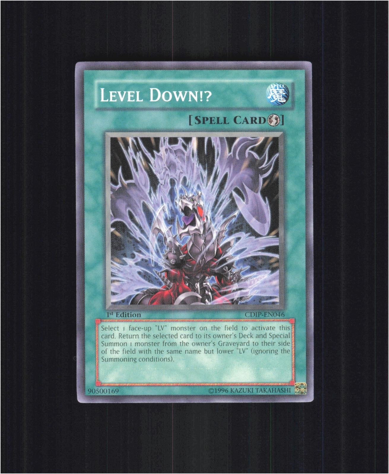Level Down!? CDIP-EN046 Cyberdark Impact Yu-Gi-Oh 1st Edition LP