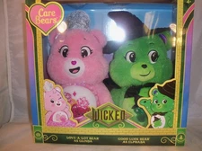 2025 Wicked Care Bear Good Luck Elphaba Love-A-Lot Glinda Limited Edition Set