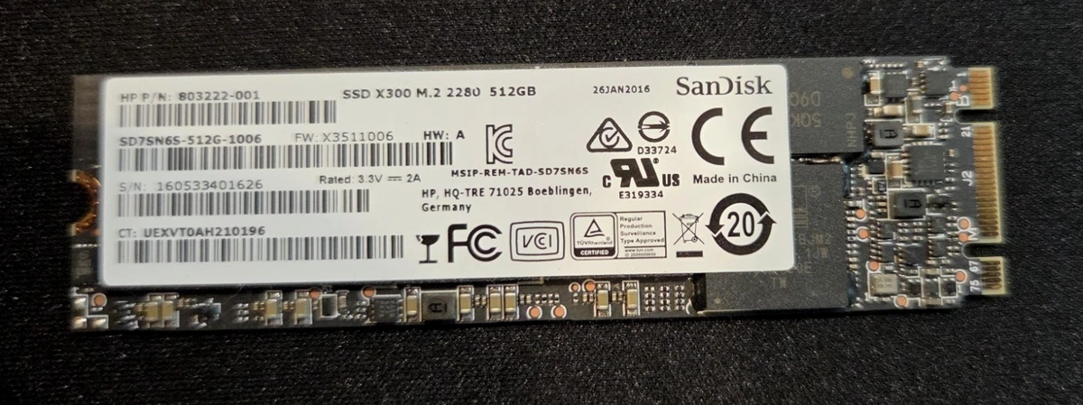 SanDisk M.2 Interface 512 GB Solid State Drives for sale | eBay