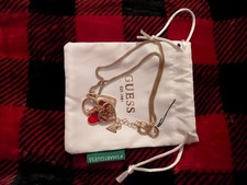 Gold Coloured GUESS Est 1981 Necklace Pendant Brand New