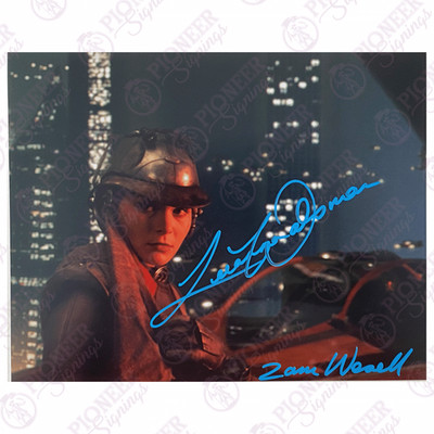 Star Wars: Angriff der Klonkrieger Zam Wesell 'Speeder' 8'' x 10'' Druck signiert von...