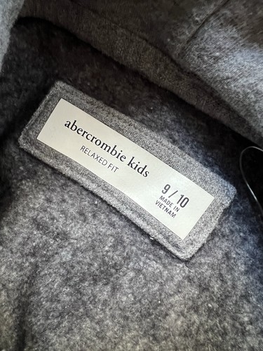 Abercrombie Kids 2 Pk Hoodie 9 / 10 Youth Pullover Gray And Blue - Picture 15 of 24