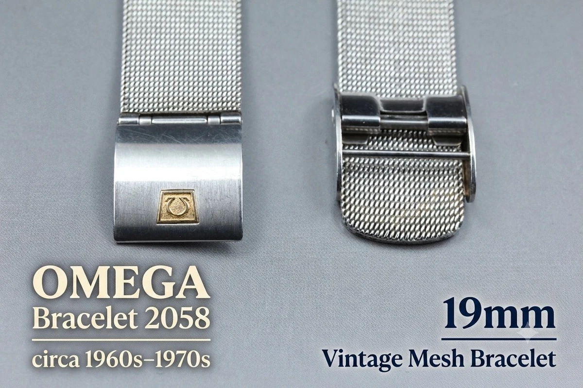OMEGA Bracelet 19 mm Band Width Wristwatch Bands for sale | eBay