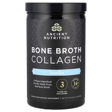 2 X Ancient Nutrition, Bone Broth Collagen, Vanilla, 1.1 lbs 519 g 