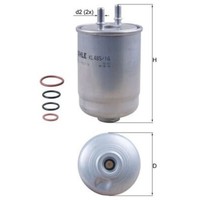 Kraftstofffilter Mahle KL 485/16D FüR Renault Latitude Espace IV Laguna III