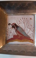Handmade Apache Tile And Hand Hammered Pewter...