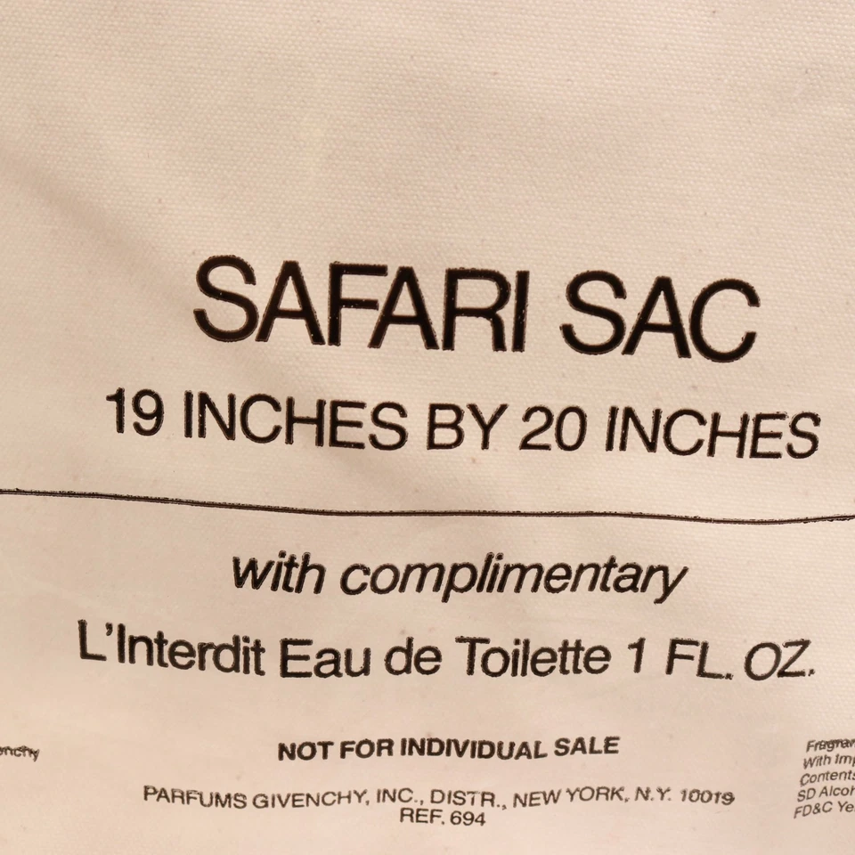 Givenchy Canvas Safari Sac Beach Ivory Striped Bag Boat Shopping Tote NEW Sealed - Image 4 of 4