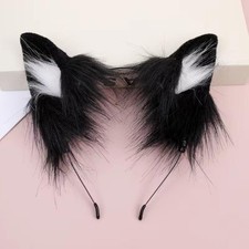 Cute Halloween Cat Ear Headband Cosplay Party Costume Hair Accessory