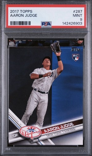 Aaron Judge 2017 Topps Rookie RC #287 PSA 9 - Yankees - MVP - SHIPS ASAP!