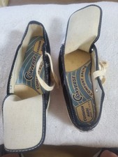 Vintage Late 60s Early 70s Converse Fast Break Youth Blk Ox Sz 1.5 Low Top