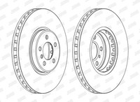 2X Bremsscheibe Coat+ Jurid 562522JC-1 JC Schachtel FüR BMW X6 E71 E72 X5 E70