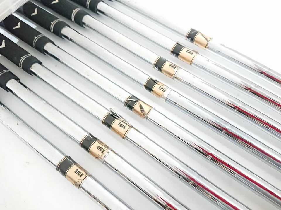 Lefty Callaway RAZR X MB Iron Set 8pcs 3-Pw Flex X Extra Stiff Dynamic Gold X100 - Image 2 of 4