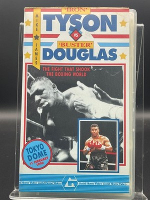 Mike Tyson vs Buster Douglas VHS 1990 Tokyo Dome Heavyweight Championship RARE
