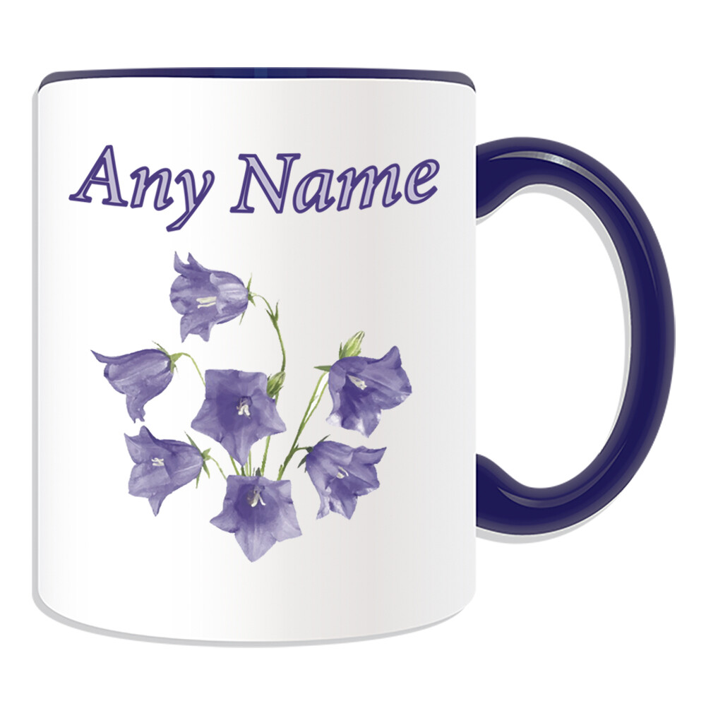 Personalisiertes Geschenk Morning Glory Lila Tasse Geburtstag Weihnachten Name Text Her