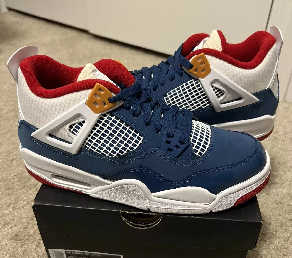 🔥Nike Air Jordan 4 Retro GS Messy Room DR6952-400 Size 7Y Authentic New DS