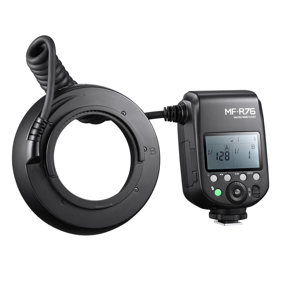 US Godox MF-R76 RING76 5000K Macro LED Ring Light Flash Speedlite For Sony Canon - Image 3 of 4