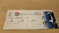 Ticket 2004 Olympique Lyon vs. Manchester United Champions League  33961