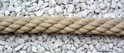 HANDLAUFSEIL ABSPERRSEIL TREPPENSEIL FB. NATUR Ø 30 mm POLYPROPYLEN POLYHANF