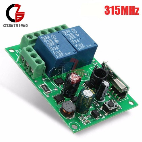 315MHz/433MHZ 110-220V 2CH Wireless RF Relay Remote Control Switch Receiver - Picture 26 of 26