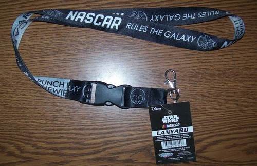 NASCAR STAR WARS RULES THE GALAXY WINCRAFT LANYARD BRAND NEW!!! - 第 1/2 張圖片