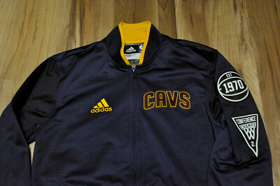 Cleveland Cavs Adidas Jacket On-Court 15-16 Warmup LeBron Kyrie
