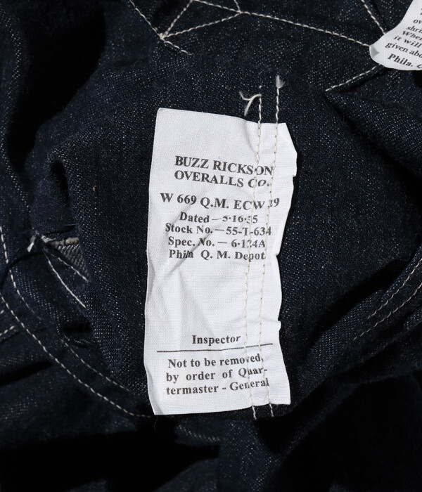 BUZZ RICKSON'S Lot No. BR41106 ROUSERS WORKING DENIM ARMY BUZZ RICKSON'S Lot No. BR41106 ROUSERS WORKING DENIM ARMY