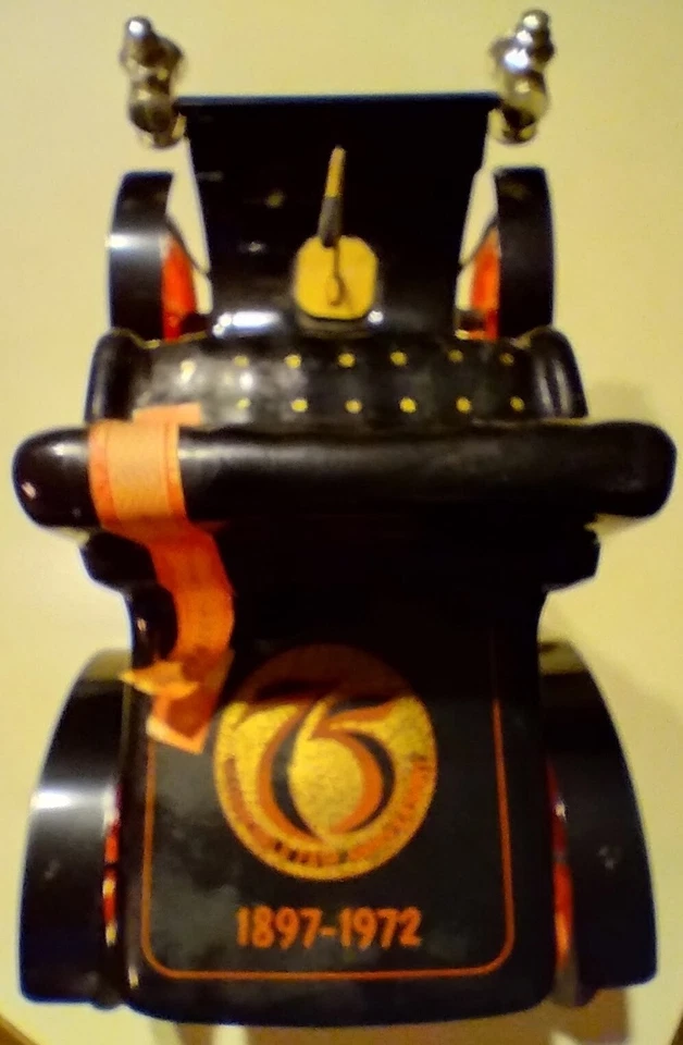 1904 "Curved Dash" Oldsmobile Replica Bottle / 75th Anniversary - Image 3 of 4