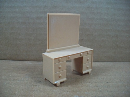 Vintage Marx Dollhouse Furniture ~ Bedroom Set ~ 3 Pieces - Picture 11 of 14