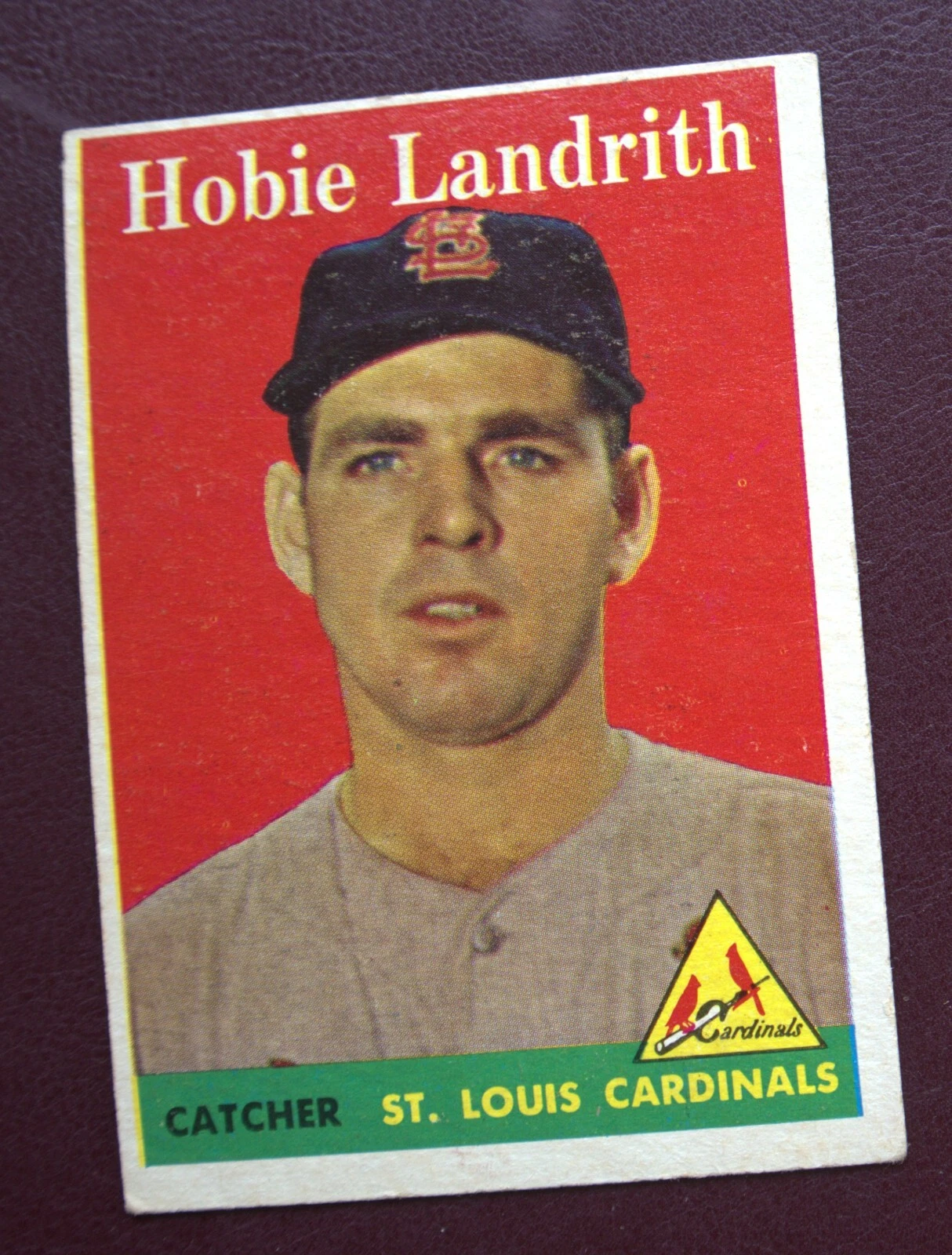 1958 Topps  Hobie Landrith (St. Louis Cardinals) #24 VG