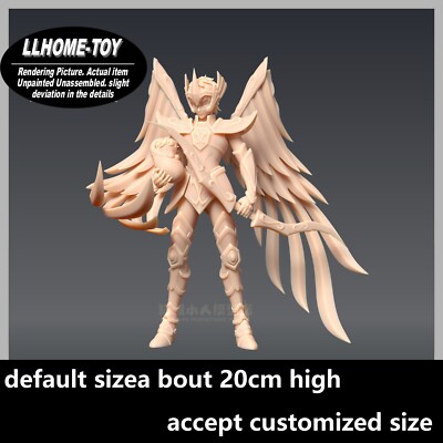 Anime  Sagittarius Aiolos Wings Resin 3D Print GK Figure DIY Model Unpainted