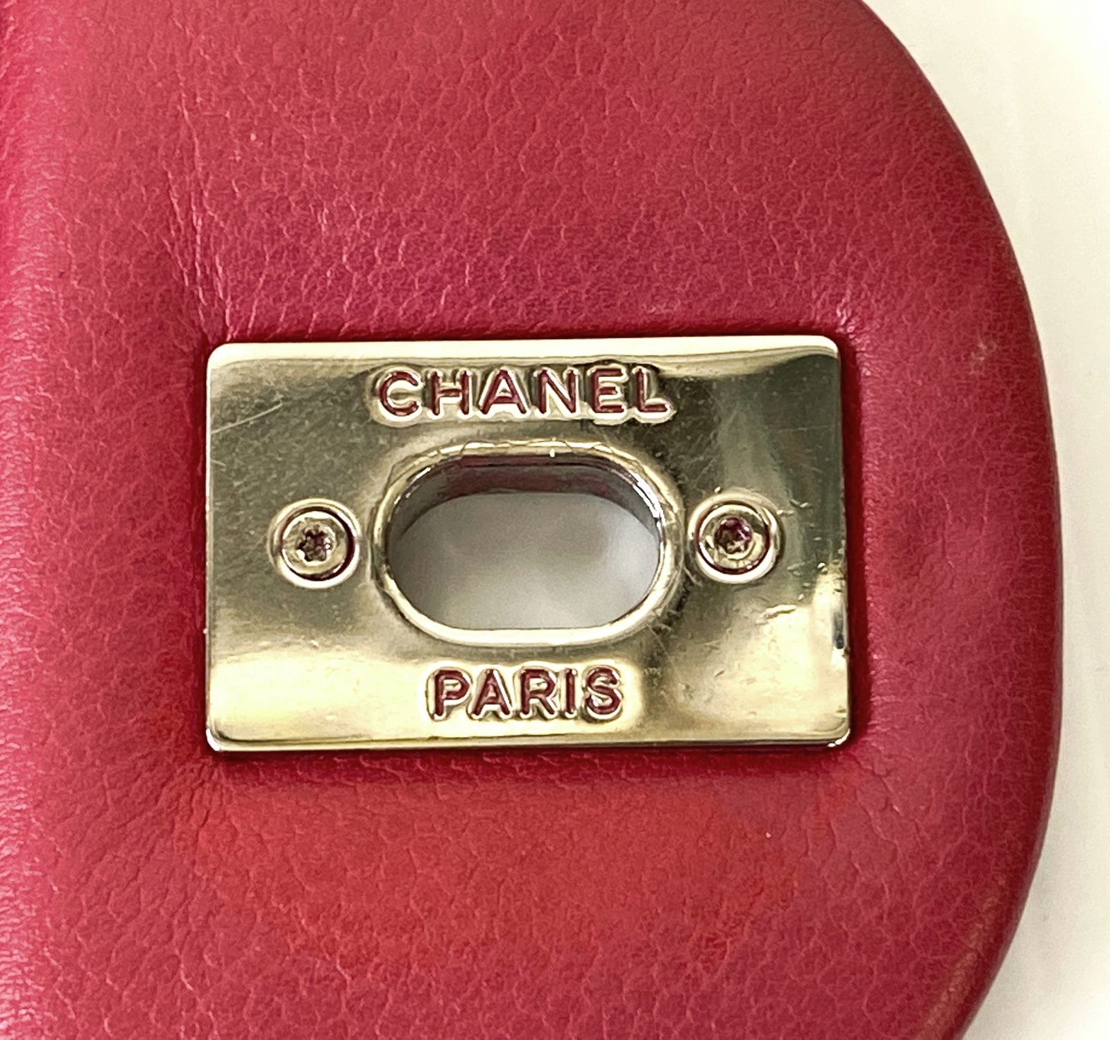 CHANEL 2.55 Classic Single Flap Bag Dark Pink Quilted Soft Caviar Maxi Jumbo image 10