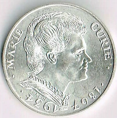 100 Francs Marie Curie. ARGENT. 1984. Etat Superbe. - Photo 1/2