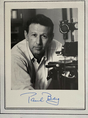 Paul Berg  - Nobelpreis Chemie  1980 - original Autogramm 