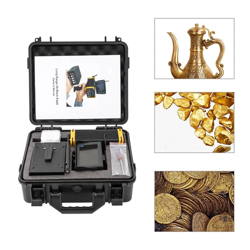 Metal Detector Long Range 3D Gold Silver Gem Diamond for Treasure Hunter LCD