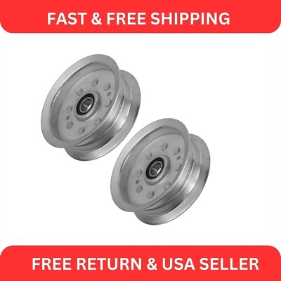 Deck Large Idler Pulley Sheave For John Deere 145 D170 100 Series Tractor Qty 2