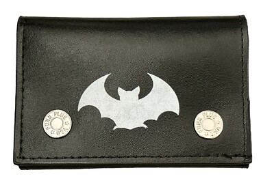 Red Bat Bikers Chain Wallet RIP  Halloween Gothic Vampire Dead Goth  Monster