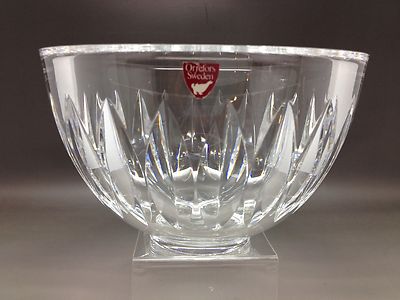 Super Orrefors Glasschale - mittelgroß ca. 10 cm hoch (W-960)