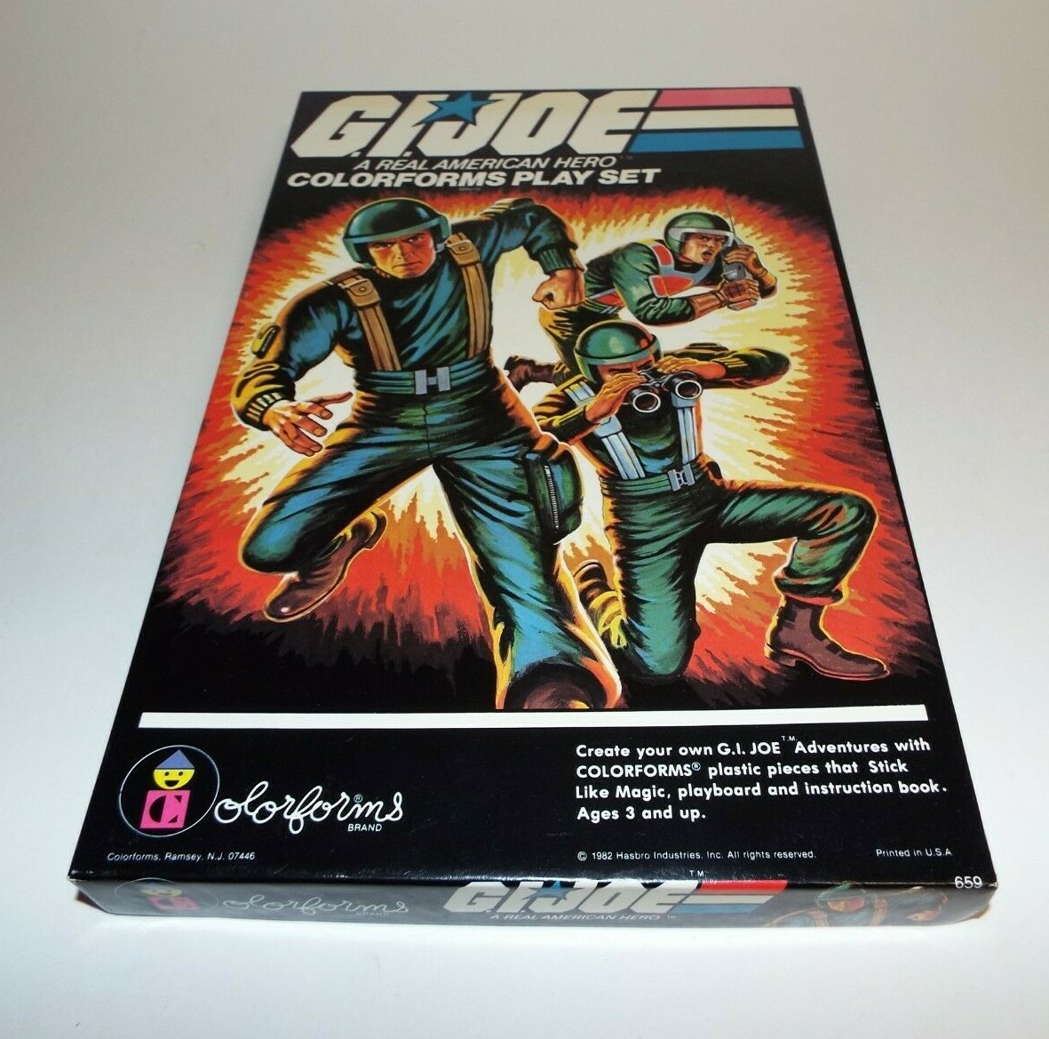 USジェネレーション:メイキング・オブ・USフェスティヴァル1982 [Blu-ray](中古品) GI Joe A Real American Hero Colorforms Play Set 1982 Open Unused